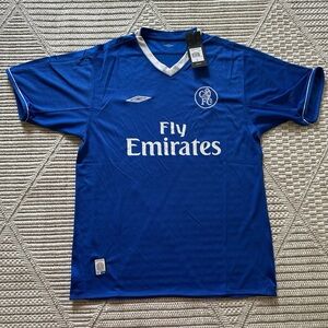 Chelsea Fly Emirates Blue Umbro Jersey